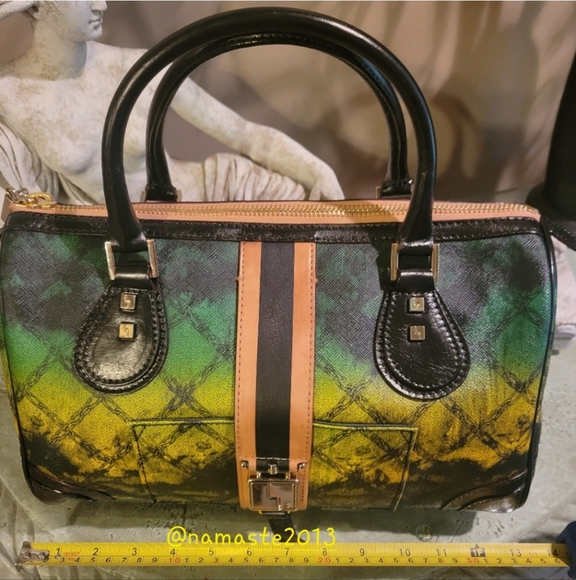 L.A.M.B. By Gwen Stefani Tie-Die Speedy Satchel Luxury Designer Handbag #11 - Picture 14 of 16